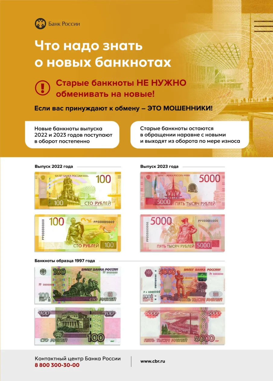 Что надо знать о новых банкнотах!